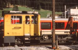 RhB, Tm 2/2 82. Zwart logo.