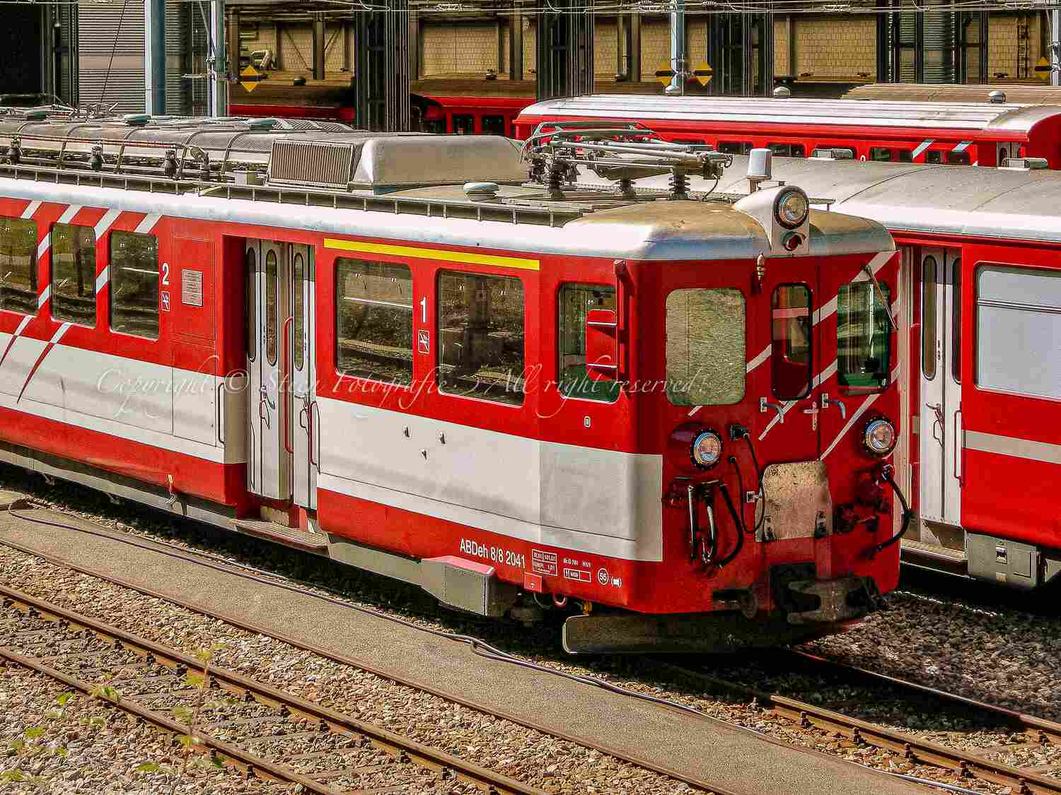 Openingsfoto MGB Treinstel ABDeh 8/8