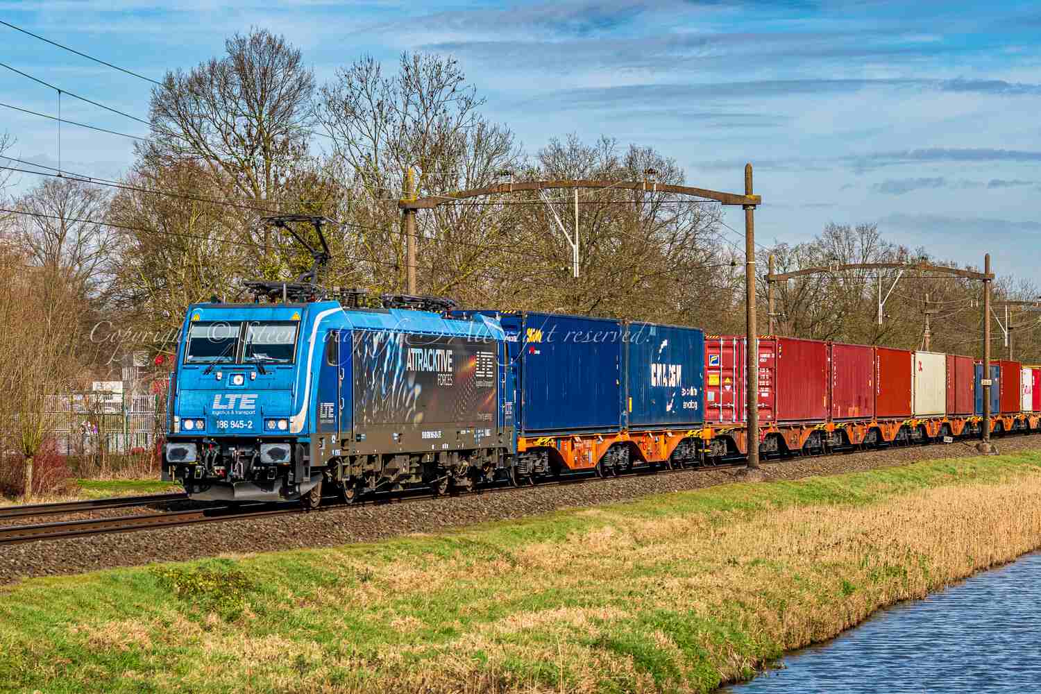 Voorbeeldfoto Spotten goederentreinen