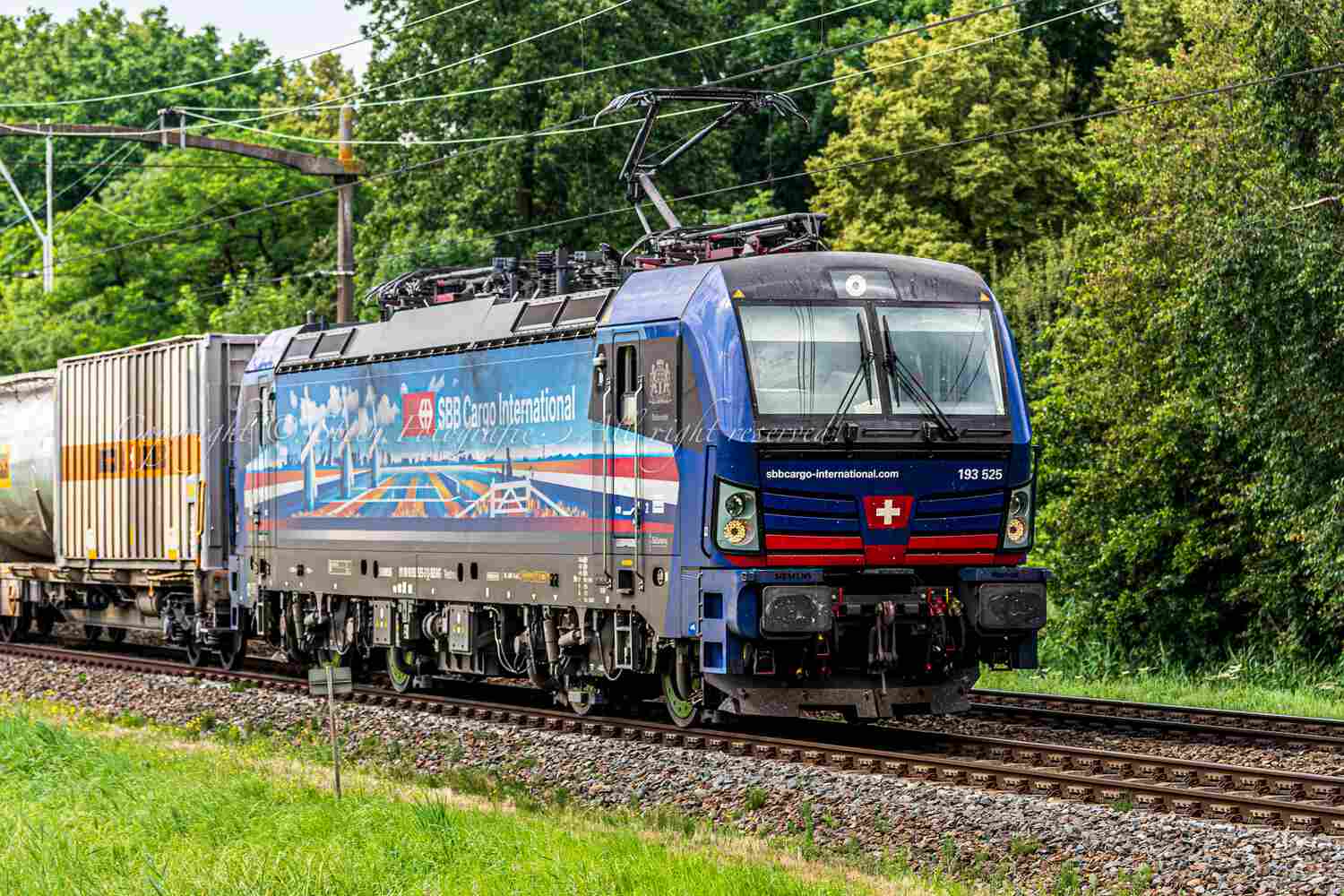 SBB Cargo Int. 193 525. Hollandpiercer