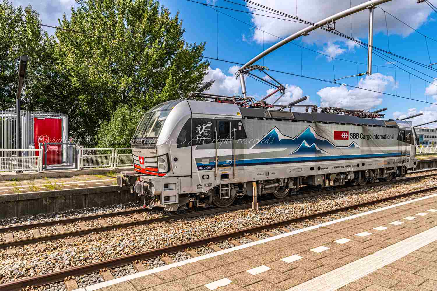 Openingsfoto treinspotten Zwijndrecht
